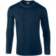 T-Shirt Homme Manches Longues, Couleur : Navy (Bleu Marine), Taille : S