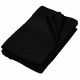 Serviette De Toilette, Couleur : Black (Noir), Taille : 50 x 100 cm