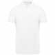 Polo Supima Manches Courtes Homme, Couleur : Blanc, Taille : S