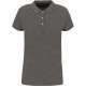 Polo Supima Manches Courtes Femme, Couleur : Grey Heather, Taille : XS