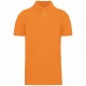 Polo Piqué Bio180 Homme , Couleur : Orange, Taille : 3XL