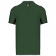 Flag > Polo Bicolore Manches Courtes, Couleur : Forest Green / Black, Taille : S