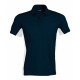 Polo Bicolore Manches Courtes : Flag , Couleur : Navy / White, Taille : S