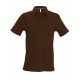 Polo Manches Courtes, Couleur : Chocolate, Taille : 3XL