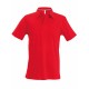 Polo Manches Courtes, Couleur : Red (Rouge), Taille : 3XL