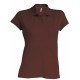 Polo Manches Courtes Femme, Couleur : Chocolate, Taille : 3XL