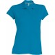 Polo Manches Courtes Femme, Couleur : Tropical Blue, Taille : 3XL