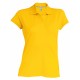 Polo Manches Courtes Femme, Couleur : Yellow (jaune), Taille : 3XL