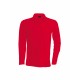 Polo Manches Longues, Couleur : Red (Rouge), Taille : 3XL
