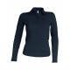 Polo Manches Longues Femme, Couleur : Dark Grey, Taille : 3XL