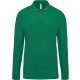 Polo piqué manches longues homme, Couleur : Kelly Green, Taille : 3XL
