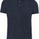 Polo Jersey Manches Courtes Homme, Couleur : French Navy Heather, Taille : S