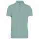 Polo Jersey Manches Courtes Homme, Couleur : Sage, Taille : S