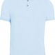 Polo Jersey Manches Courtes Homme, Couleur : Sky Blue, Taille : S