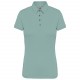 Polo Jersey Manches Courtes Femme, Couleur : Sage, Taille : XS
