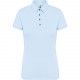 Polo Jersey Manches Courtes Femme, Couleur : Sky Blue, Taille : XS