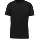 T-Shirt Supima Col V Manches Courtes Homme, Couleur : Black (Noir), Taille : S
