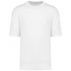T-Shirt Unisexe Oversize Manches Courtes, Couleur : White, Taille : XS