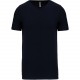 T-Shirt Manches Courtes Col V Homme, Couleur : Navy (Bleu Marine), Taille : S