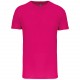 T-Shirt Bio150Ic Col Rond Homme, Couleur : Fuchsia, Taille : S