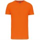 T-Shirt Bio150Ic Col Rond Homme, Couleur : Orange, Taille : S