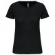 T-Shirt Bio150Ic Col Rond Femme, Couleur : Black, Taille : XS