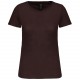 T-Shirt Bio150Ic Col Rond Femme, Couleur : Chocolate, Taille : XS