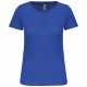 T-Shirt Bio150Ic Col Rond Femme, Couleur : Light Royal Blue, Taille : XS