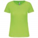 T-Shirt Bio150Ic Col Rond Femme, Couleur : Lime, Taille : XS