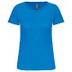 T-Shirt Bio150Ic Col Rond Femme, Couleur : Tropical Blue, Taille : XS