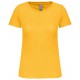 T-Shirt Bio150Ic Col Rond Femme, Couleur : Yellow, Taille : XS