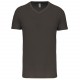 T-Shirt Bio150Ic Col V Homme, Couleur : Dark Grey, Taille : S