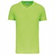 T-Shirt Bio150Ic Col V Homme, Couleur : Lime, Taille : S