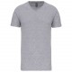 T-Shirt Bio150Ic Col V Homme, Couleur : Oxford Grey, Taille : S