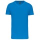 T-Shirt Bio150Ic Col V Homme, Couleur : Tropical Blue, Taille : S