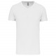 T-Shirt Bio150Ic Col V Homme, Couleur : White, Taille : S