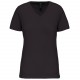T-Shirt Bio150Ic Col V Femme, Couleur : Dark Grey, Taille : XS