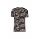 T-Shirt Camo Manches Courtes Homme, Couleur : Grey Camouflage, Taille : S
