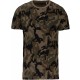 T-Shirt Camo Manches Courtes Homme, Couleur : Olive Camouflage, Taille : S