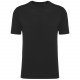 T-Shirt Col Rond Manches Courtes Unisexe , Couleur : Black, Taille : XS