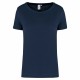 T-Shirt Bio Origine France Garantie Femme, Couleur : Navy, Taille : XS