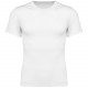 T-Shirt Seconde Peau Écoresponsable Manches Courtes Homme, Couleur : White, Taille : S / M