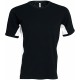 T-Shirt Bicolore Manches Courtes : Tiger , Couleur : Black / White, Taille : 3XL