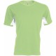 T-Shirt Bicolore Manches Courtes : Tiger , Couleur : Lime / White, Taille : 3XL