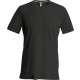 T-Shirt Col Rond Manches Courtes, Couleur : Black (Noir), Taille : 3XL
