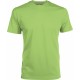 T-Shirt Col Rond Manches Courtes, Couleur : Lime (Vert Citron), Taille : 3XL