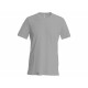 T-Shirt Col Rond Manches Courtes, Couleur : Oxford Grey, Taille : 3XL