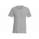 T-Shirt Col V Manches Courtes, Couleur : Oxford Grey, Taille : 3XL