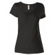 T-Shirt Manches Courtes Femme, Couleur : Black (Noir), Taille : XS