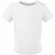 T-Shirt Manches Courtes Bébé, Couleur : White (Blanc), Taille : 3 Mois